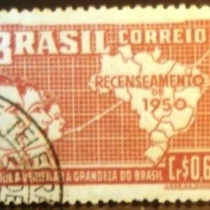 Selo postal comemorativo do Brasil de 1950 - C 254 NCC