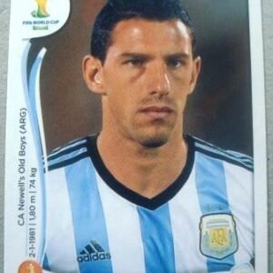 Figurinha 424 - Maximiliano Rubén Rodríguez - Meio campista argentino