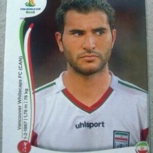 Figurinha 466 X - Mehrdad Pooladi - lateral