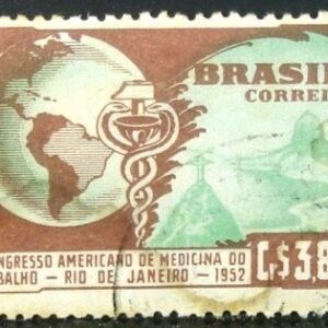 Selo postal comemorativo do Brasil de 1951 - C 285 U