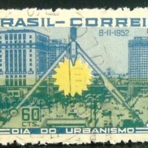 Selo postal comemorativo do Brasil de 1951 - C 287 U
