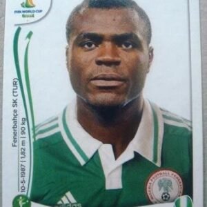 Figurinha 487 - Emmanuel Chinenye Emenike - atacante da Nigéria