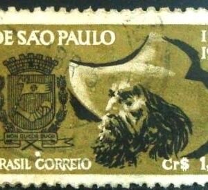 Selo postal comemorativo do Brasil de 1953 - C 291 U