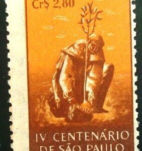 Selo postal comemorativo do Brasil de 1953 - C 293 M