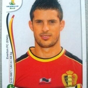 Figurinha 580  - Kevin Antonio Joel Gislain Mirallas y Castillo atacante da Bélgica