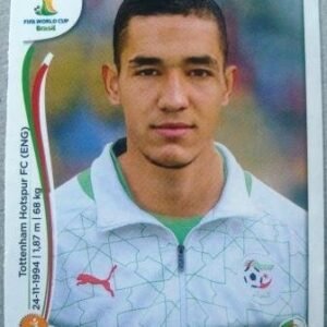 Figurinha 598 X  - Nabil Bentaleb meio campista da seleção da Argélia