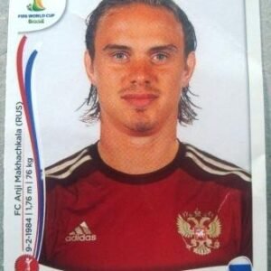 Figurinha 611 X  - Andrey Yeshchenko lateral da seleção da Rússia