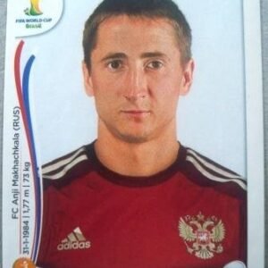 Figurinha 614  - Vladimir Vitalyevich Bystrov meio campista da seleção da Rússia