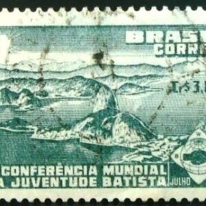 Selo postal Comemorativo do Brasil de 1953 - C 302 U