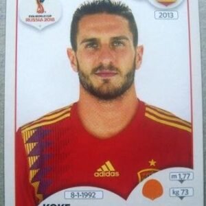 Figurinha nº 144 - Copa da Russia 2018 - Koke