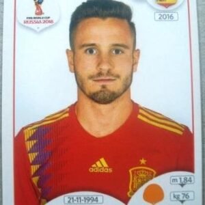 Figurinha nº 148 - Copa da Russia 2018 - Saul Niguez