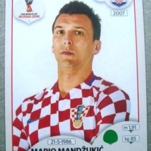 Figurinha nº 330 - Seleção da Croácia - Mario Mandžukić