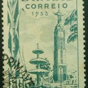 Selo postal do Brasil de 1953 Crato