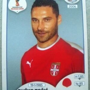 Figurinha nº 419 - Seleção da Sérvia - David Alberto Guzmán Pérez - volante