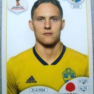 Figurinha nº 479 - Copa do Mundo Fifa 2018 - Hans Carl Ludwig Augustinsson