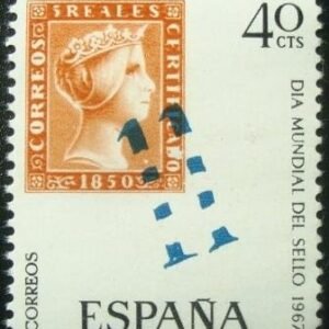 Selo postal da Espanha de 1967 World Stamp Day M