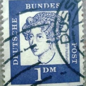 Selo postal da Alemanha de 1961 Annette von Droste-Hülshoff - 361 Uy