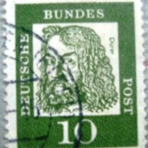 Selo postal da Alemanha de 1961 Albrecht Dürer - 350 Ux