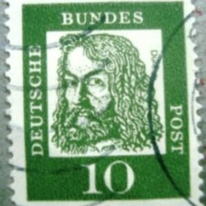 Selo postal da Alemanha de 1961 Albrecht Dürer