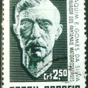 Selo postal Comemorativo do Brasil de 1957 - C 385 U