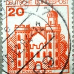 Selo postal da Alemanha de 1979 Pfaueninsel