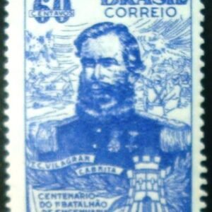 Selo postal comemorativo do Brasil de 1955 - C 372 N