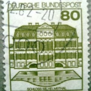 Selo postal da Alemanha de 1982 Wilhelmsthal Castle - 970 U