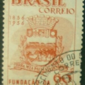 Selo postal comemorativo do Brasil de 1956 - C 375 MCC