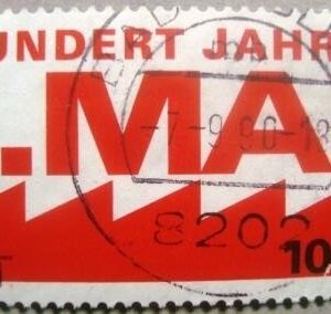 Selo postal da Alemanha de 1990 Centenary of Labour Day - 1599 U