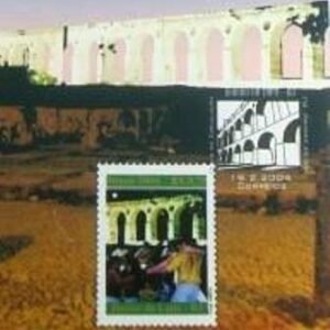 Edital postal do Brasil de 2004 nº4 Bairro da Lapa / RJ