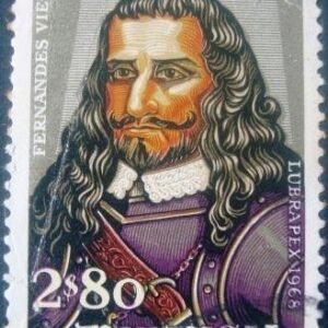 Selo postal de Portugal de 1968 Joao Fernandes Vieira - 1031 U