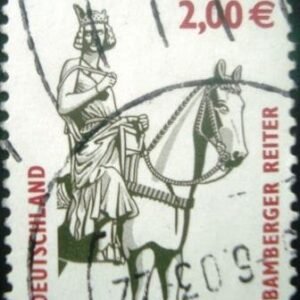 Selo postal da Alemanha de 2003 Bamberg Rider - 2209 U
