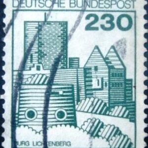 Selo postal da Alemanha de 1978 Stronghold Lichtenberg