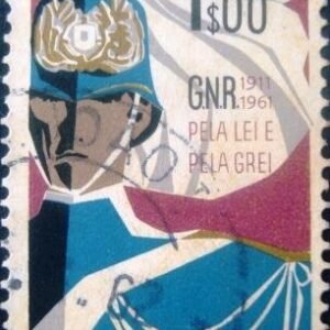 Selo postal de Portugal de 1962 Republican National Guard