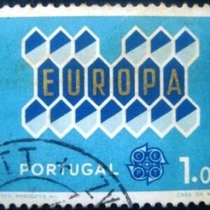 Selo postal de Portugal de 1962 Honeycomb - 895 U