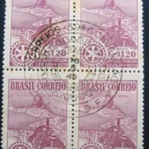 Quadra de selos postais Aéreos de 1948 - A 63 NCC