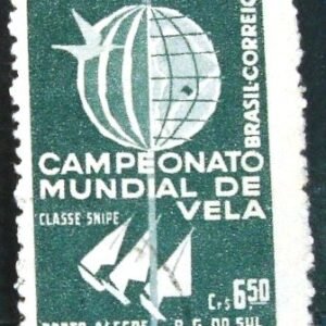 Selo postal de 1959 Mundial de Vela - C 440 U