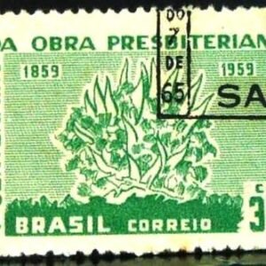Selo postal de 1959 Obra Presbiteriana - C 444 NCC