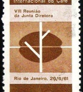 Selo postal Comemorativo do Brasil de 1961 - C 464 U