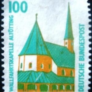 Selo postal da Alemanha de 1994 Pilgrimage Chapel