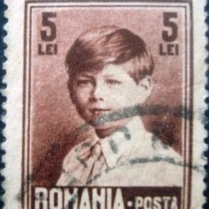 Selo postal da Romenia de 1928 King Michael child 5