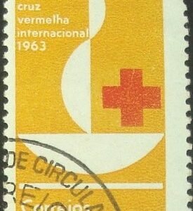 Selo postal do Brasil de 1963 Cruz Vermelha - C 493 MCC