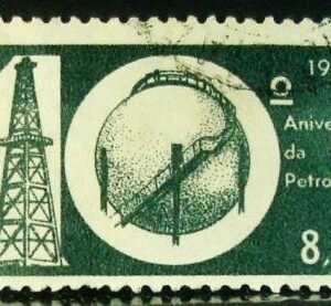 Selo postal Comemorativo do Brasil de 1963 - C 499 U