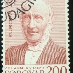 Selo postal das Ilhas Faroe de 1980 Vensel Ulrich