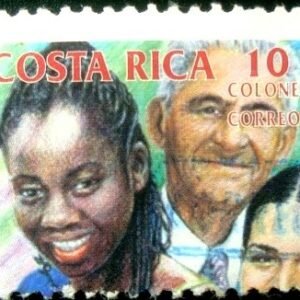 Selo postal da Costa Rica de 2002 People from Costa Rica