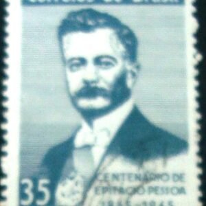 Selo postal do Brasil de 1965 Epitácio Pessoa - C 529 U