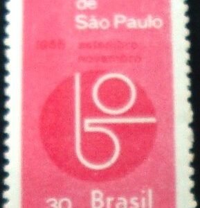 Selo postal Comemorativo do Brasil de 1965 - C 537