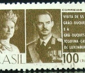 Selo postal de 1965 Duques de Luxemburgo