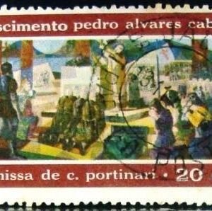 Selo postal do Brasil de 1968 1ª Missa - C 596 U