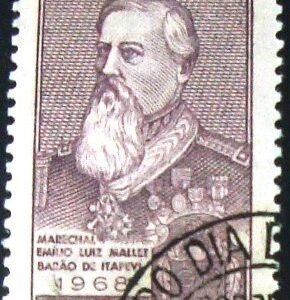 Selo postal do Brasil de 1968 Barão de Itapevi - C 604 M1D